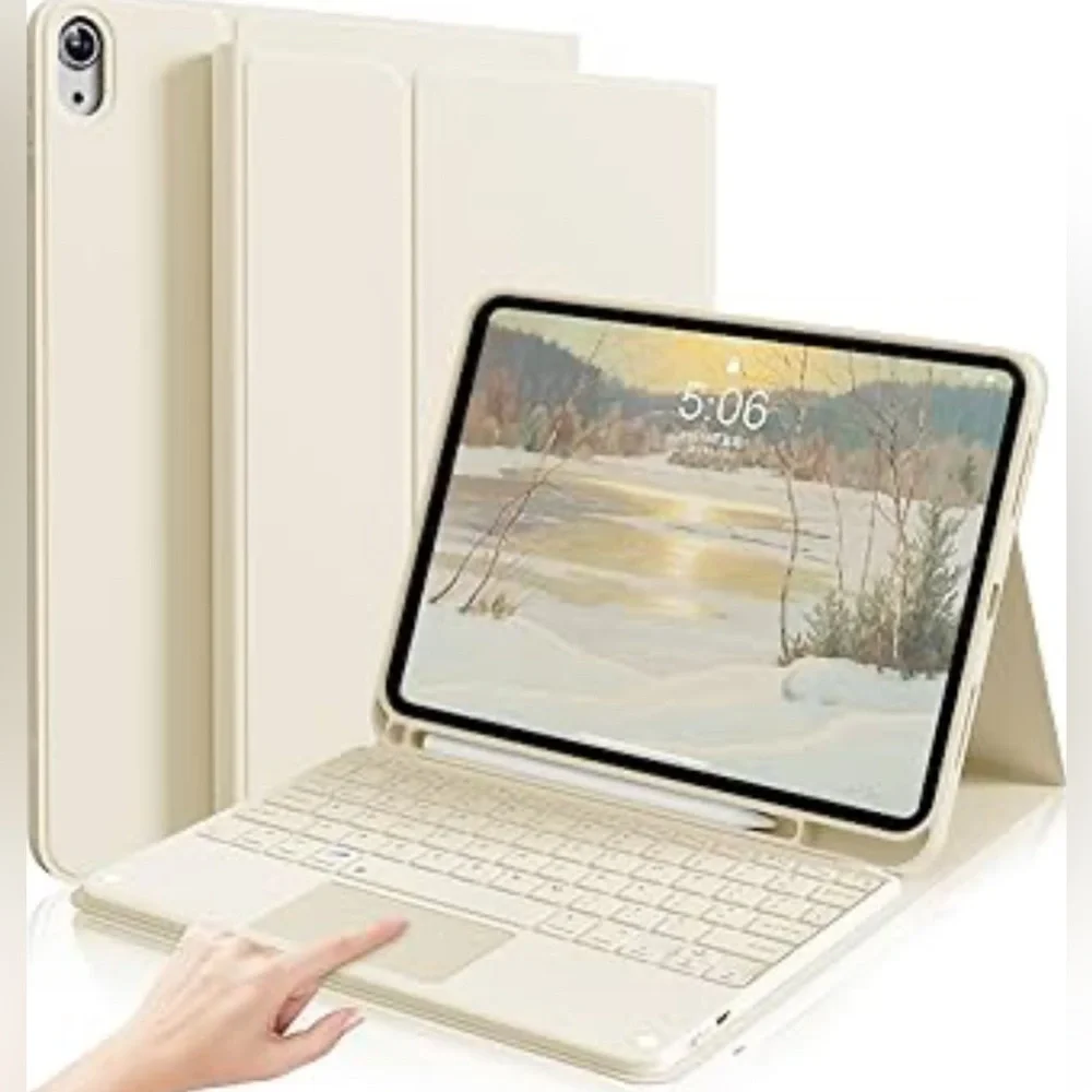 kenke for iPad 11/10th Gen Case with Keyboard 11/10.9 inch 2025 A16/2022